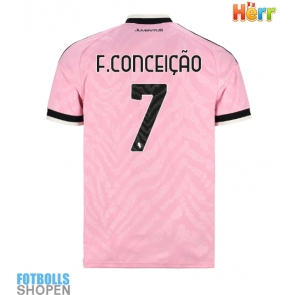 Billiga Juventus Francisco Conceicao #7 Bortatröja 2026-27 Kortärmad